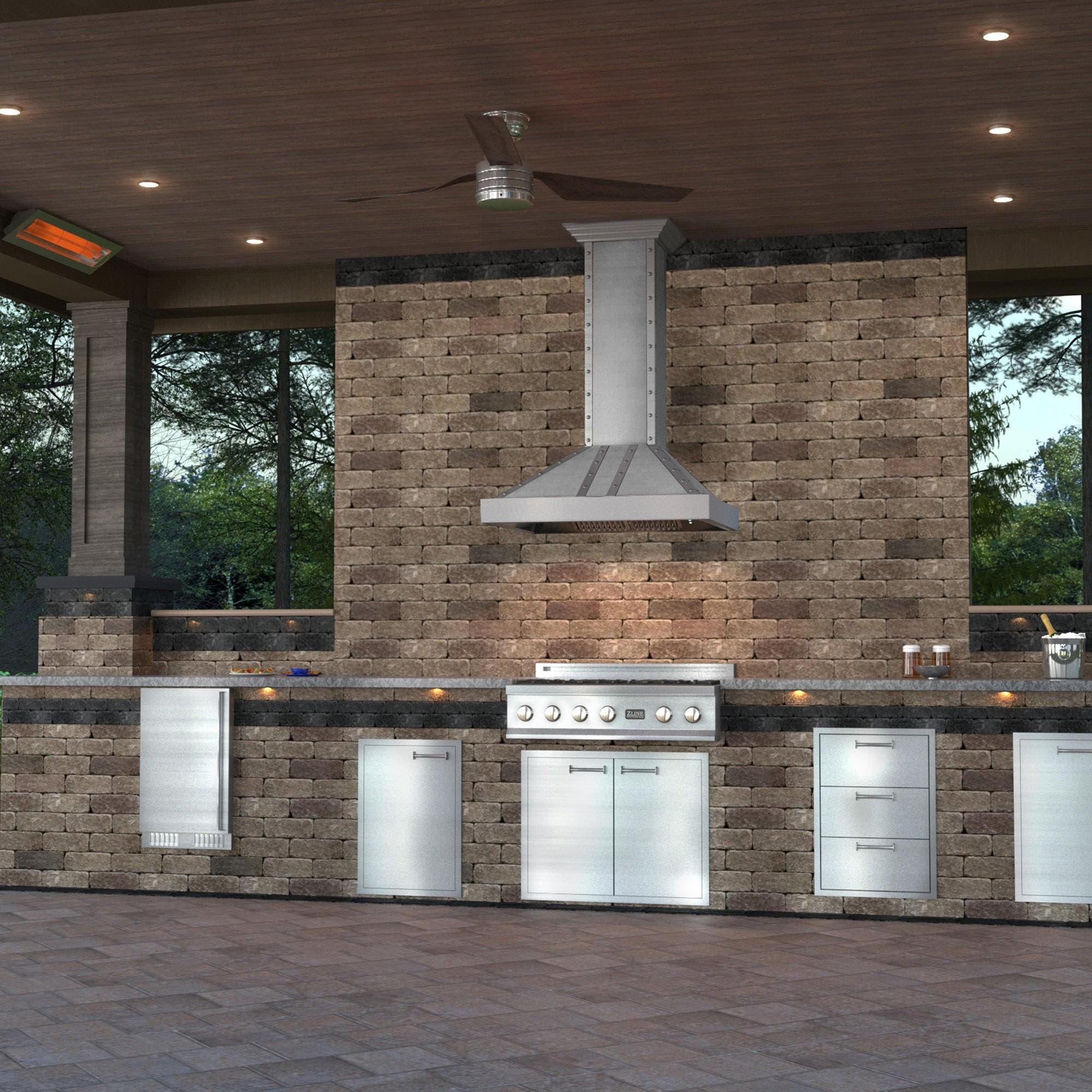Zline 6554SSSS48 Stainless Steel, 48 Inch, 1200 CFM
