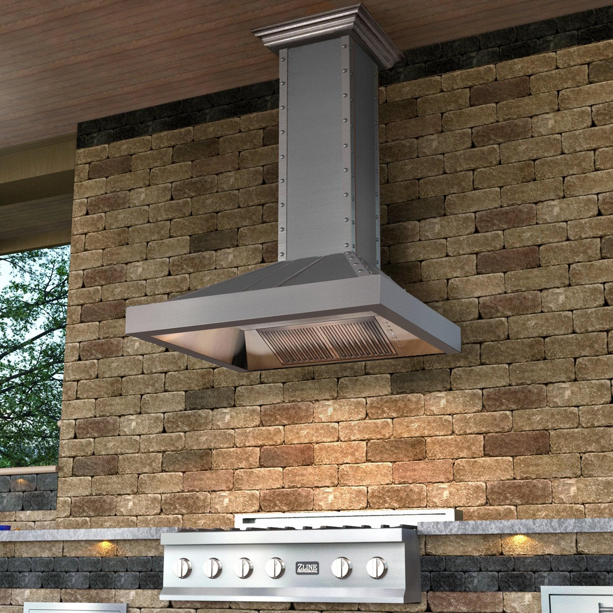 Zline 6554SSSS48 Stainless Steel, 48 Inch, 1200 CFM