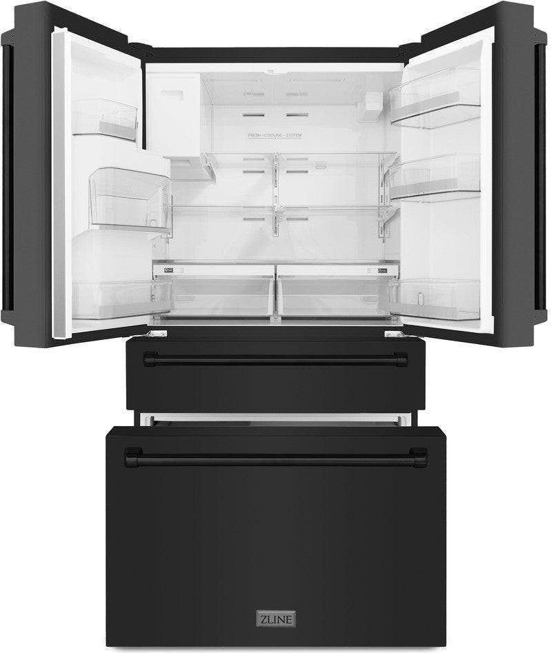 Zline RFM36WFBS Fingerprint Resistant Black Stainless Steel