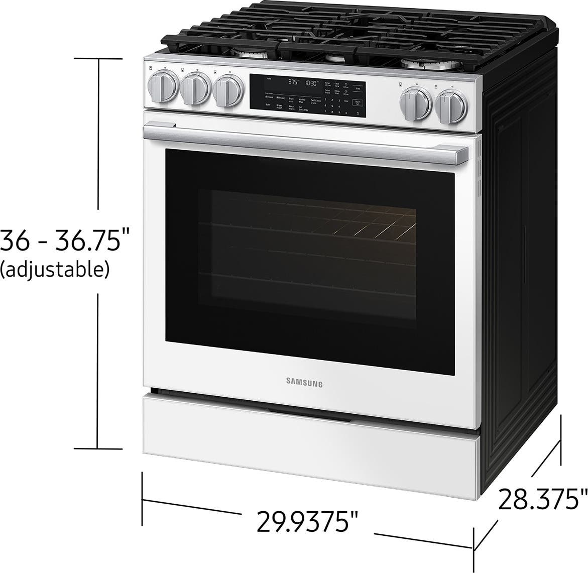 Samsung NSG90H60SW White Glass