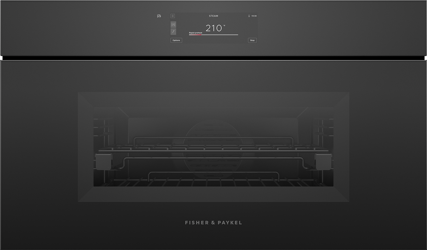 Fisher Paykel OS30NMUNB3 Handleless, Minimal Black (soft Black)