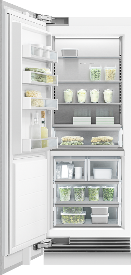 Fisher Paykel RS3084FLJK1 Panel Ready, Left Hinge with Stainless Steel Inter...