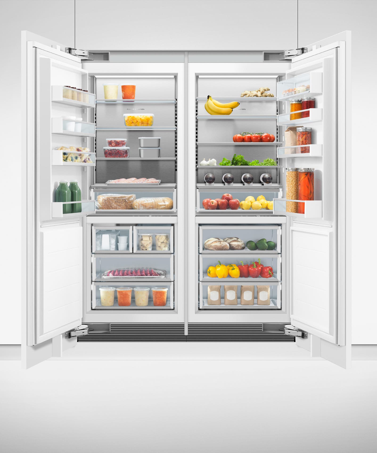 Fisher Paykel RS3084FLJK1 Panel Ready, Left Hinge with Stainless Steel Inter...