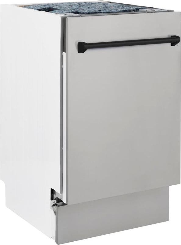 Zline DWVZ30418MB Stainless Steel With Matte Black Handle, 51dba