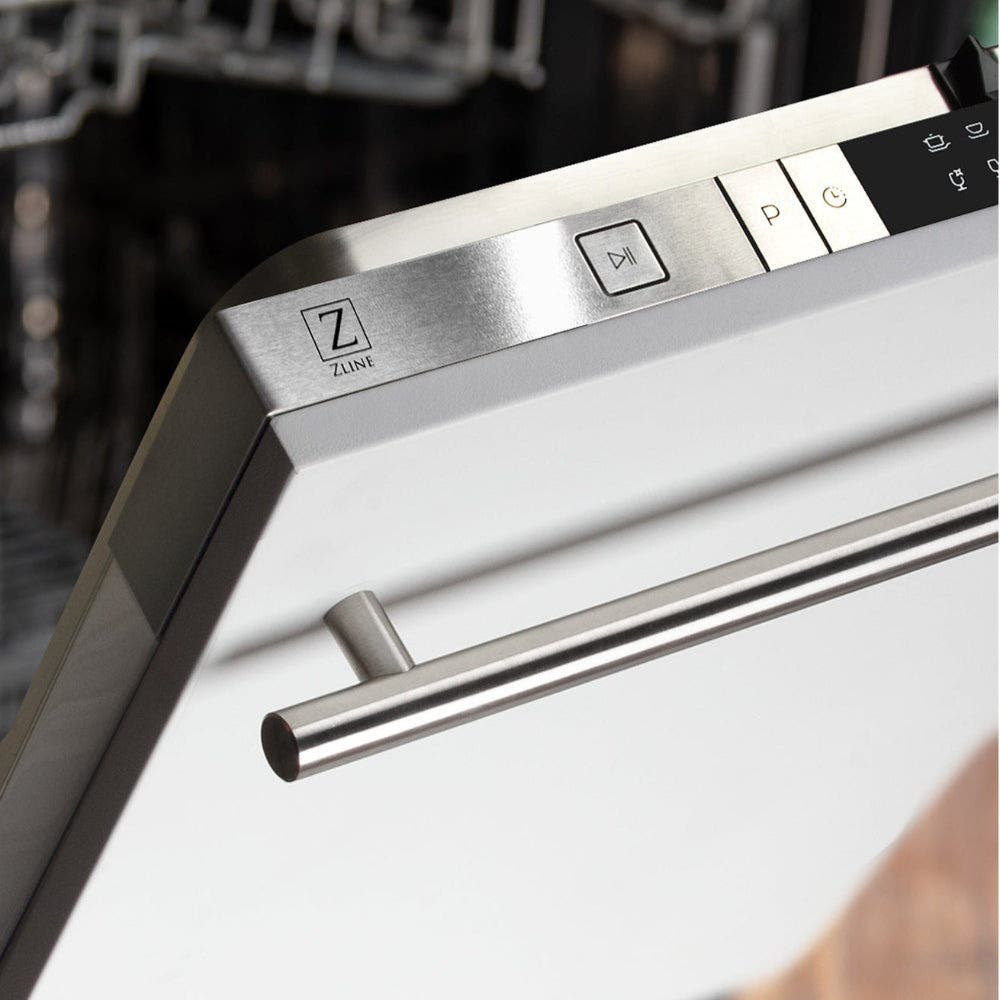 Zline DWWMH24 White Matte, Modern Handle