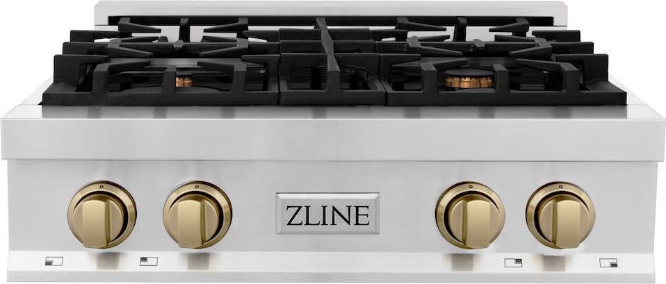 Zline RTZ30CB Stainless Steel And Champagne Bronze Accents
