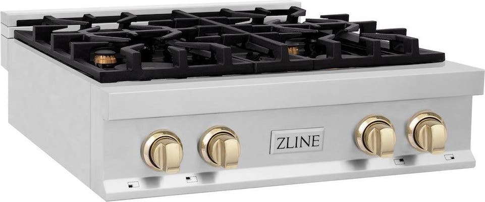 Zline RTZ30G Stainless Steel And Gold Accents