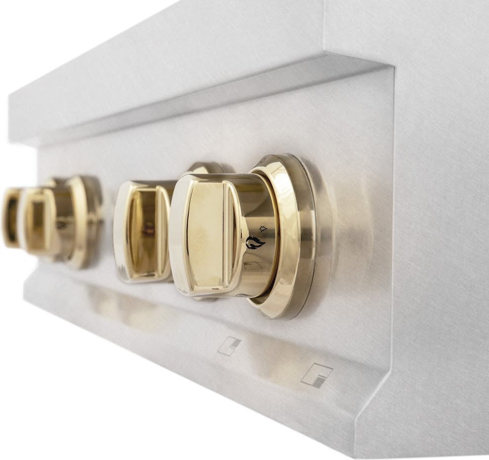 Zline RTSZ30G Durasnow  Stainless Steel And Gold Accents