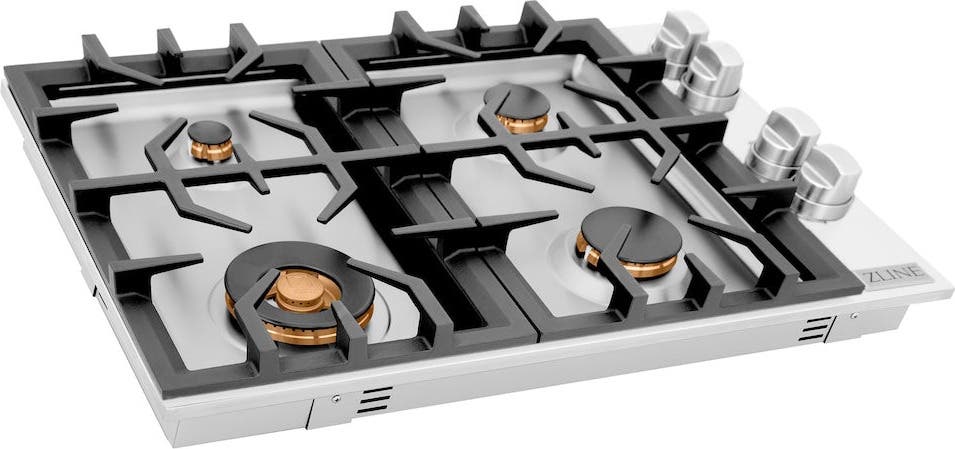 Zline RCBR30 Stainless Steel, Brass Burners