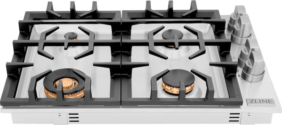 Zline RCBR30 Stainless Steel, Brass Burners