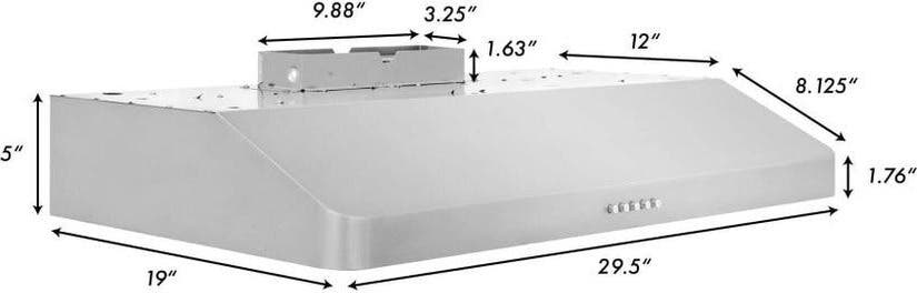 Zline 61730 Stainless Steel