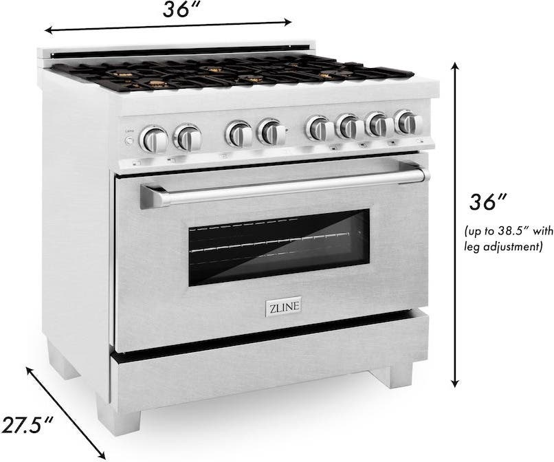 Zline RASSNBRGR36 Fingerprint Resistant Stainless