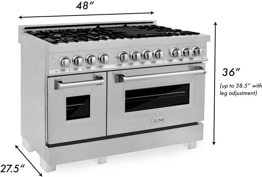 Zline RASSNGR48 Fingerprint Resistant Stainless