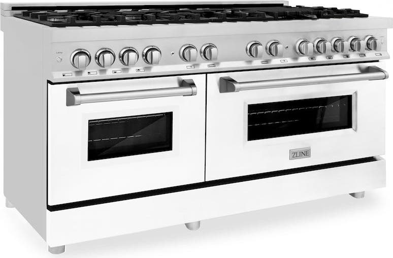Zline RAWM60 Stainless Steel And White Matte Door