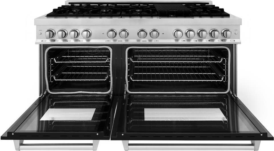 Zline RABLM60 Stainless Steel And Black Matte Door