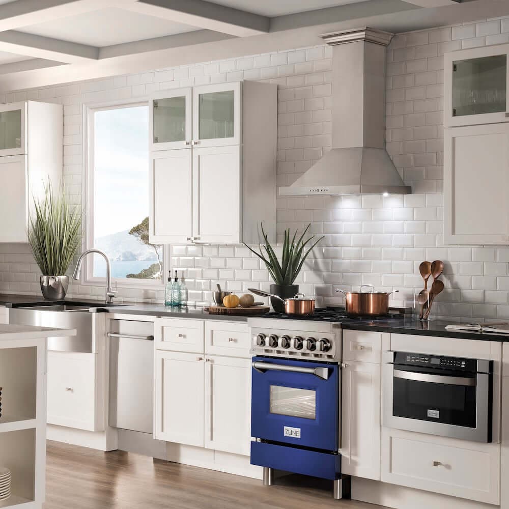 Zline RABM24 With Blue Matte Door