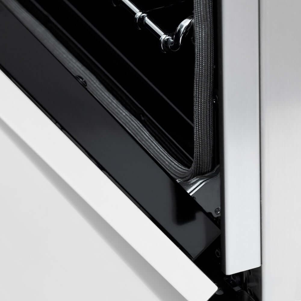 Zline RAZWM60CB Stainless Steel With White Matte Door And Champagn...