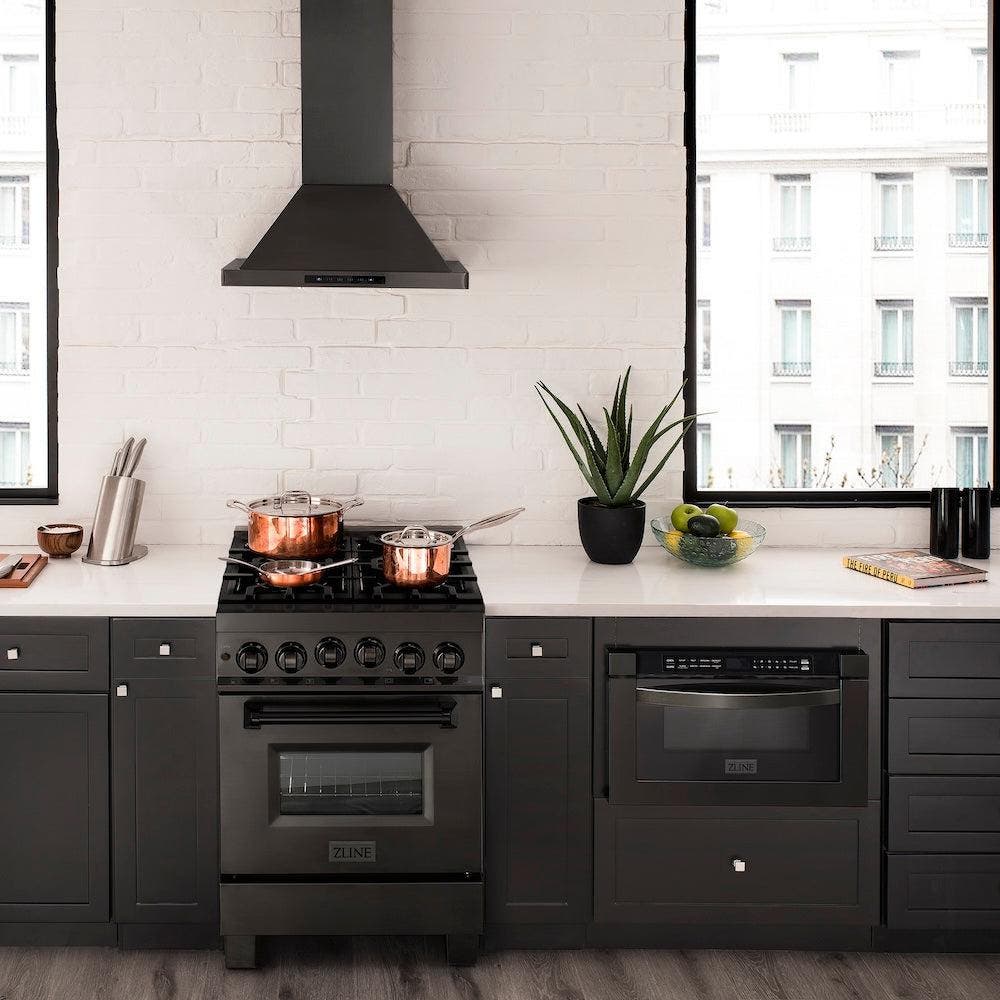 Zline RGB24 Black Stainless Steel