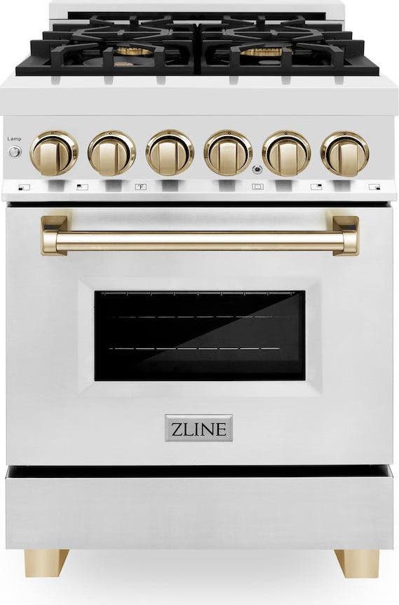 Zline RAZ24G Stainless Steel With Gold Accents