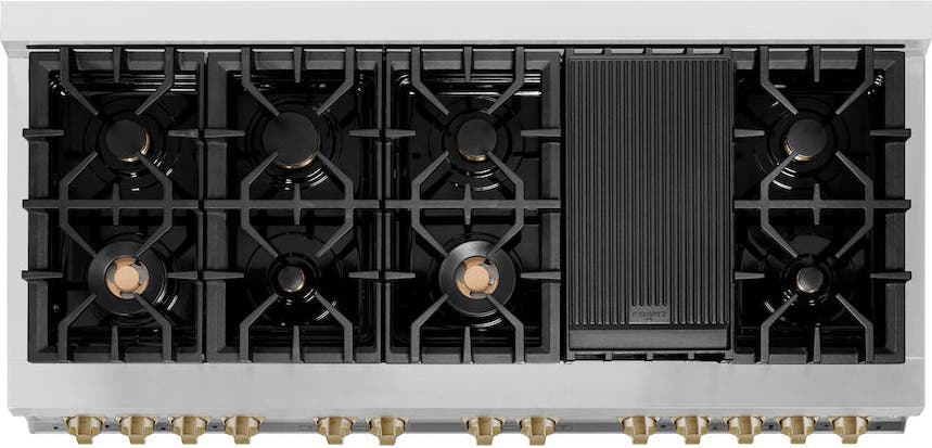 Zline RAZ60CB Stainless Steel With Champagne Bronze Accents