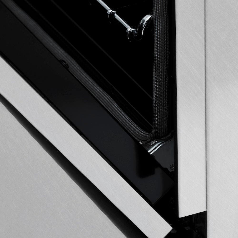 Zline RASZSN36MB Durasnow Stainless Steel with Matte Black Accents