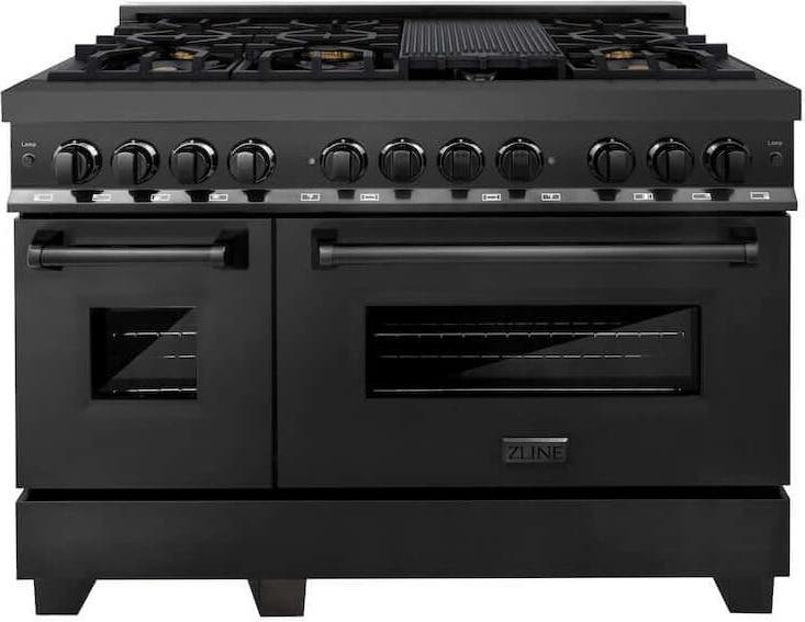 Zline RABBR48 Black Stainless Steel
