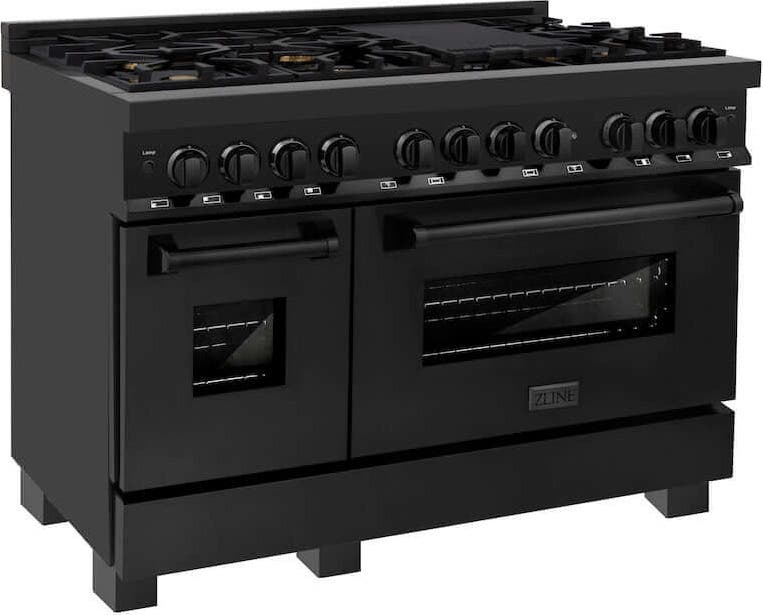 Zline RABBR48 Black Stainless Steel