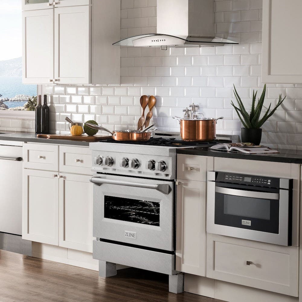 Zline RASSNBR30 Dura Snow Stainless Steel