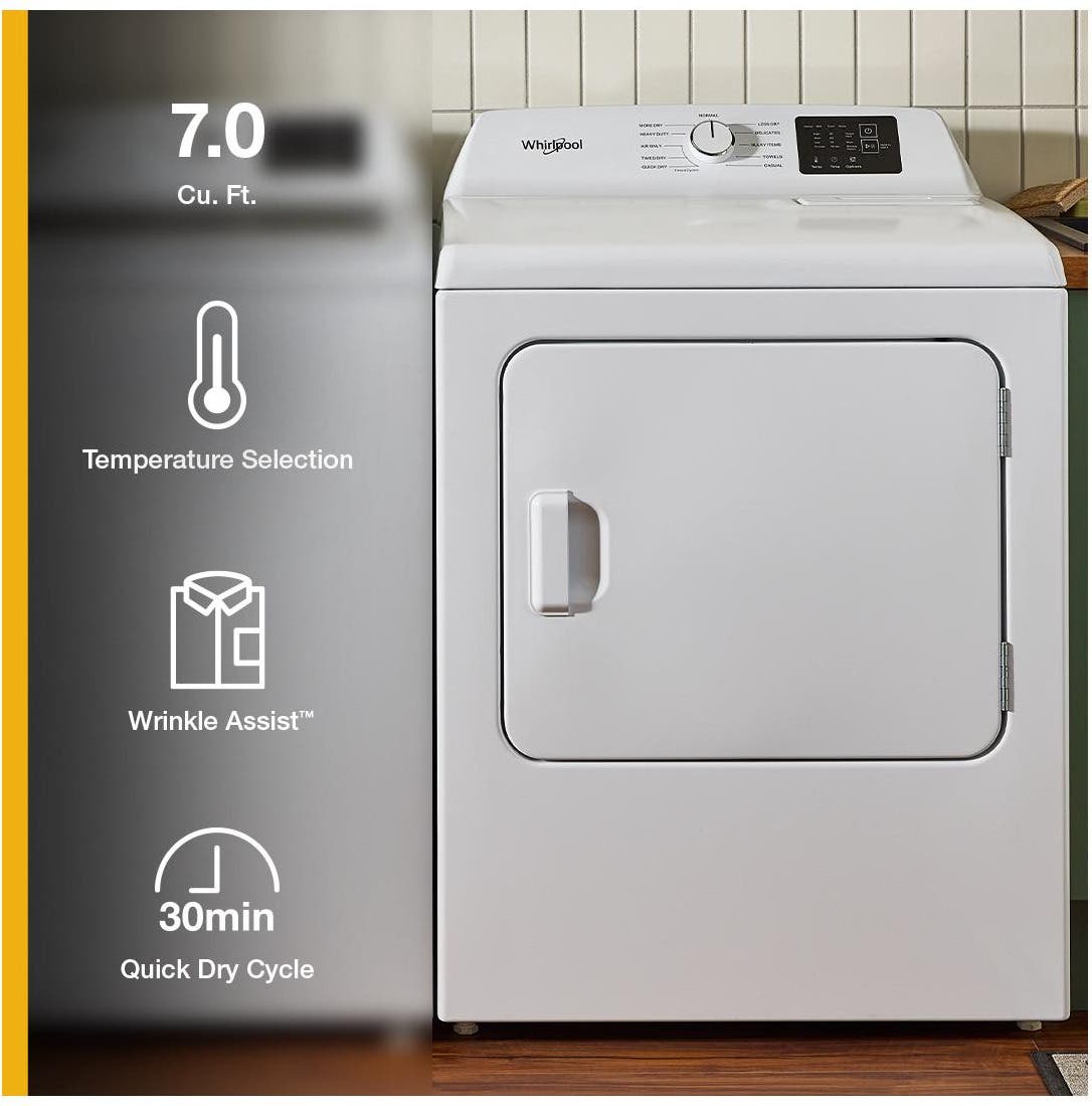 Whirlpool WED4105SW White