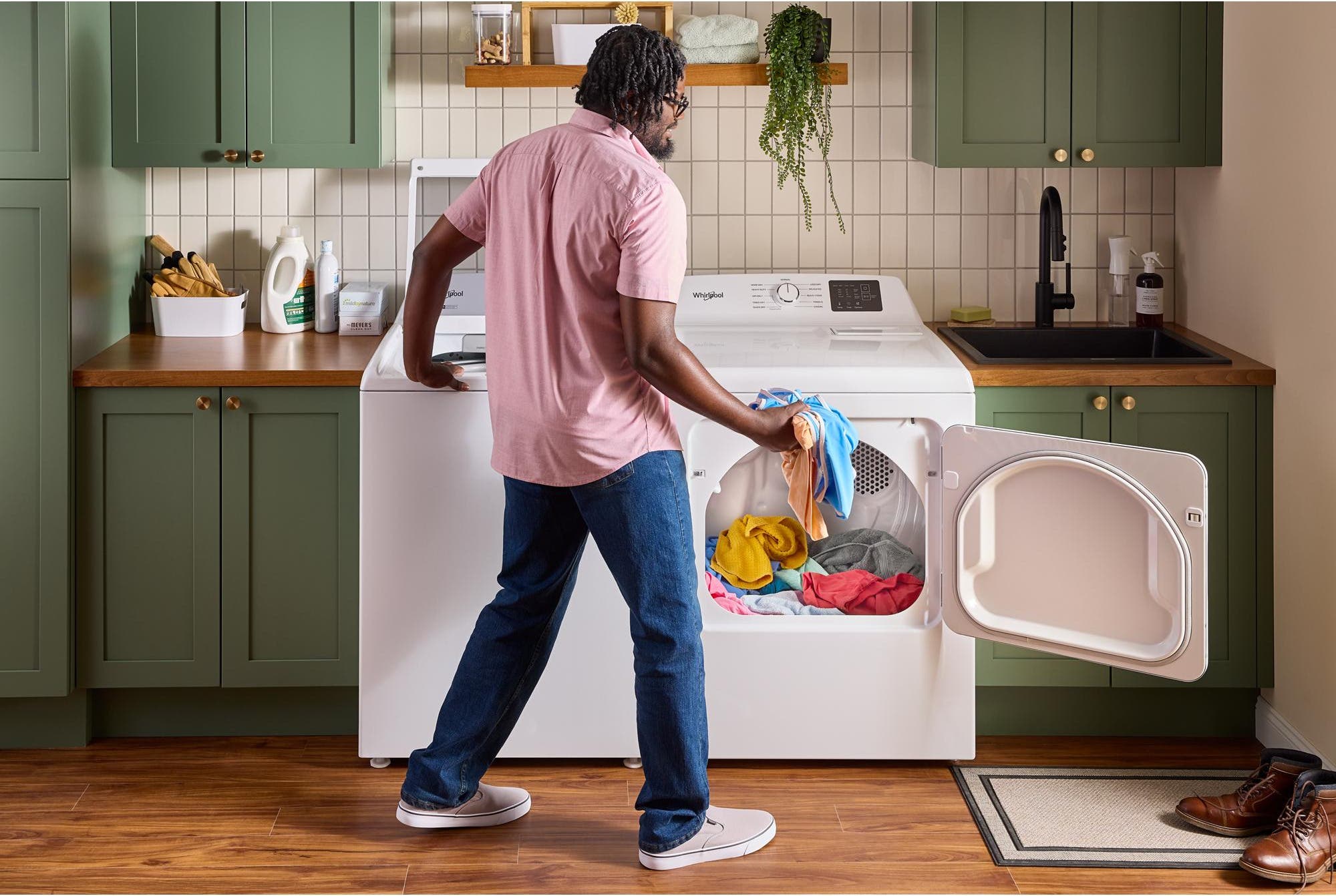 Whirlpool WED4105SW White