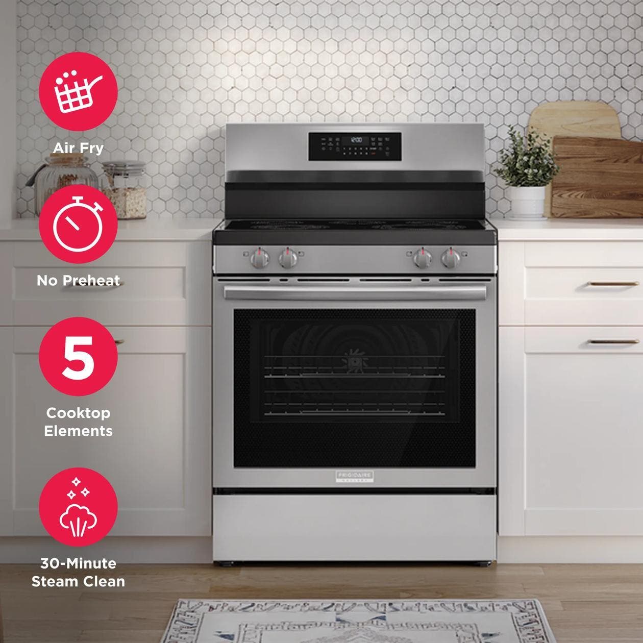 Frigidaire GCRE3059BF Stainless Steel