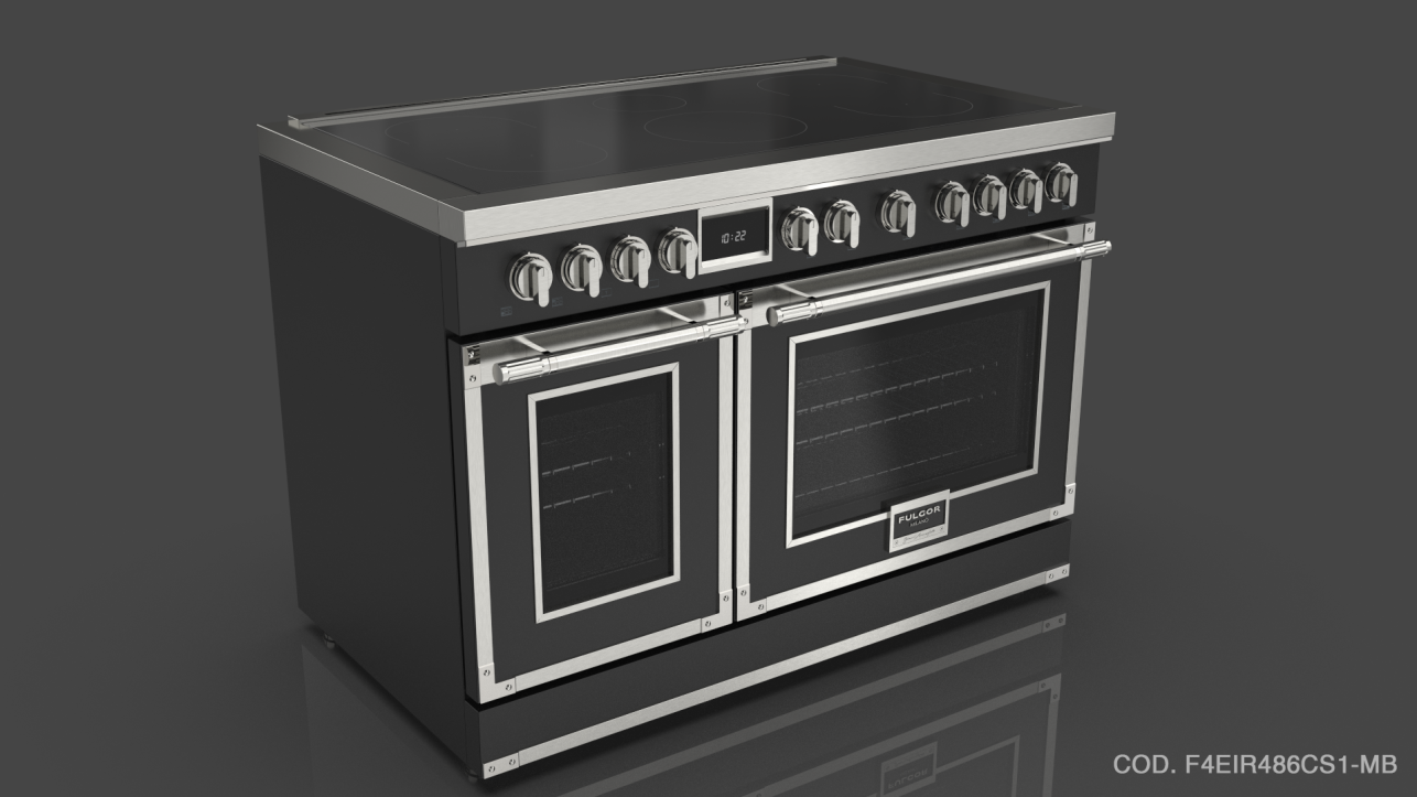 Fulgor Milano F4EIR486CS1IV Ivory With Brushed Chrome Trim