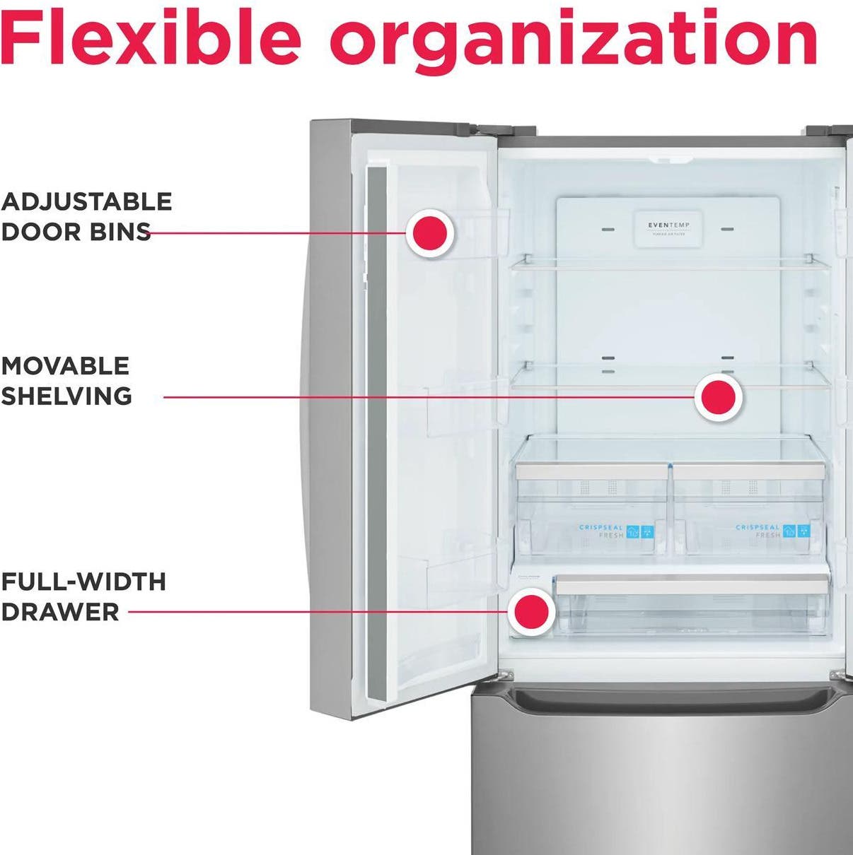 Frigidaire GRFS2023AF Smudge Proof Stainless Steel