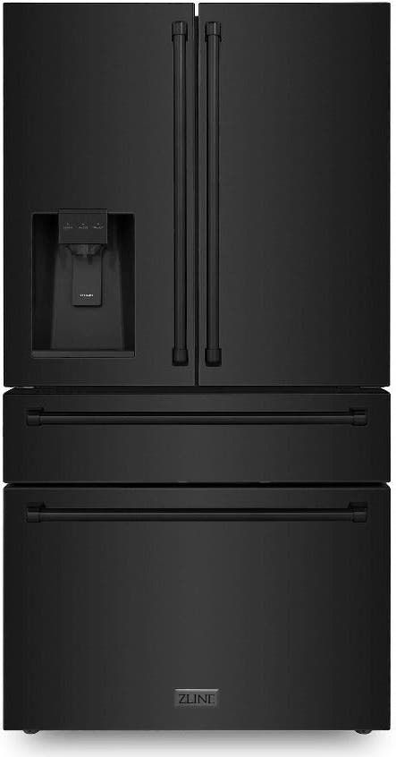 Zline RFMWWF36BS Fingerprint Resistant Black Stainless Steel