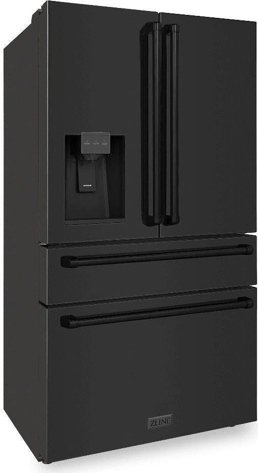 Zline RFMWWF36BS Fingerprint Resistant Black Stainless Steel