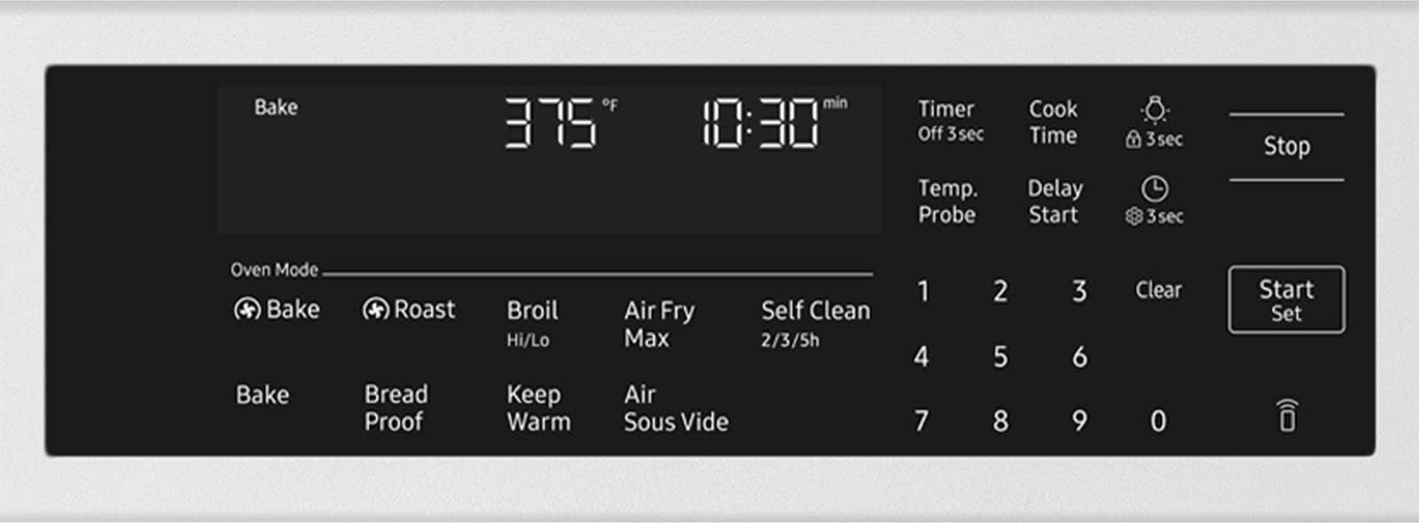 Samsung NSG90H60SW White Glass