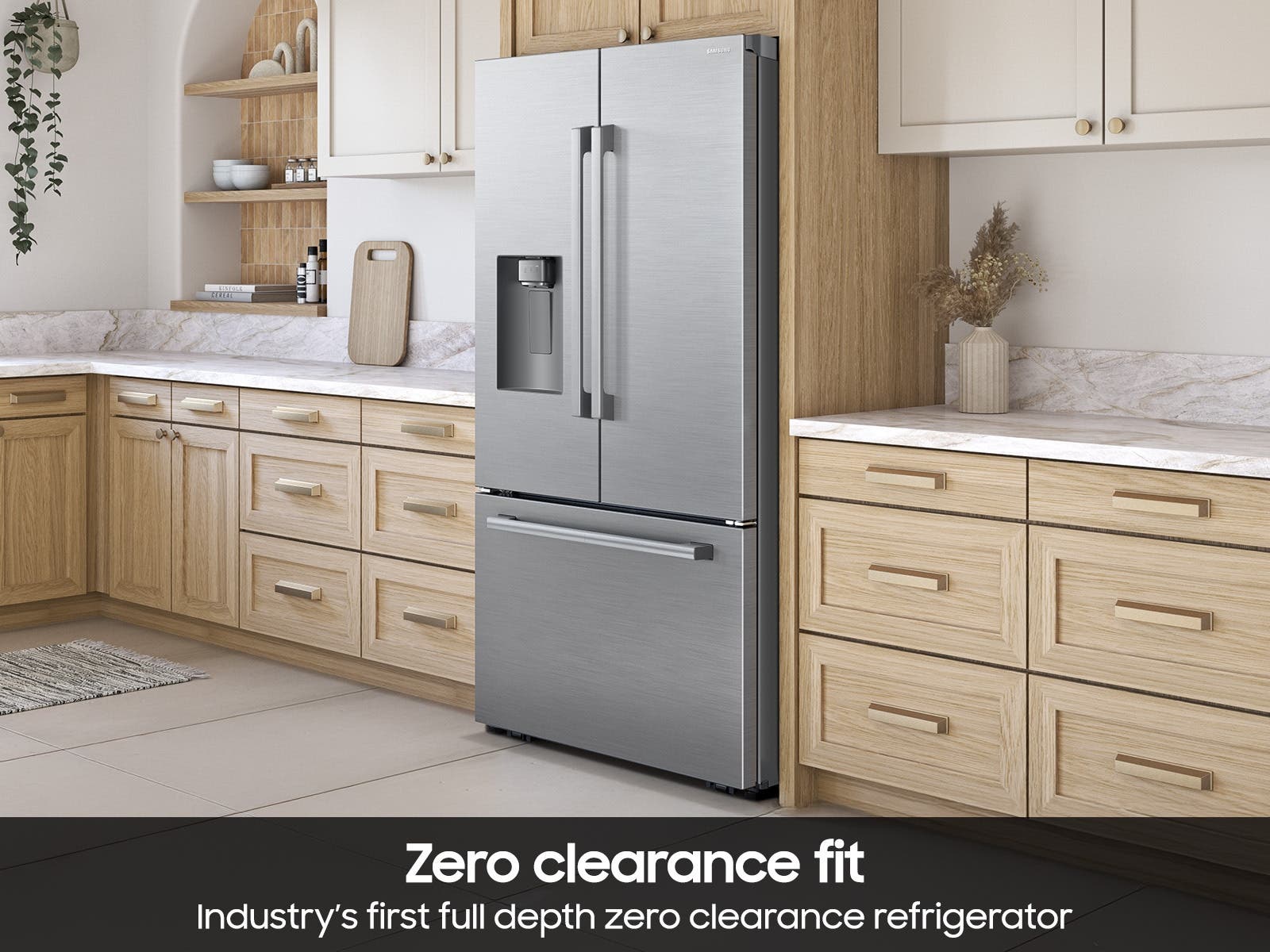 Samsung RF70H30HER Fingerprint Resistant Stainless Steel