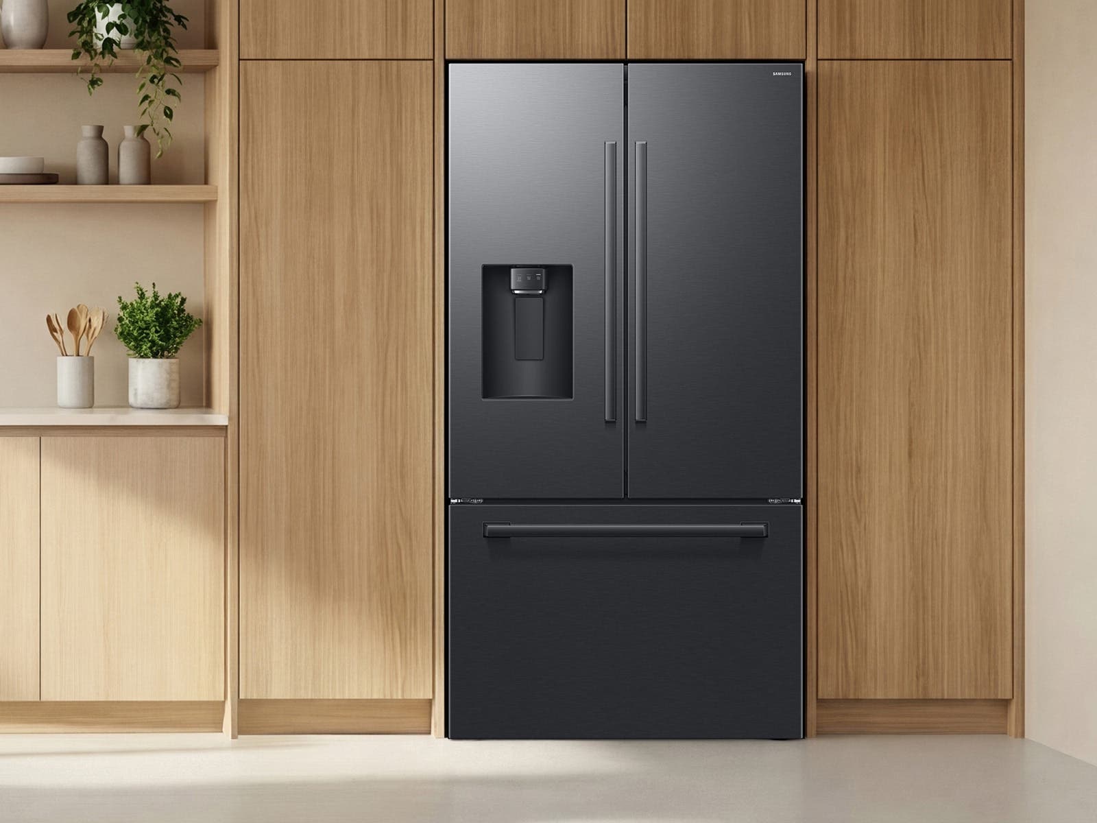 Samsung RF70H30GEE Fingerprint Resistant Matte Black Steel