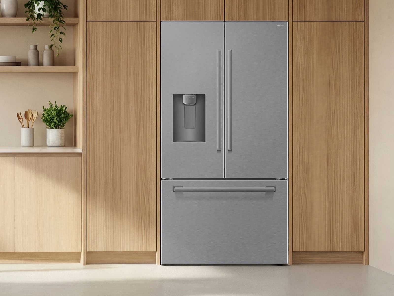 Samsung RF70H25HER Fingerprint Resistant Stainless Steel