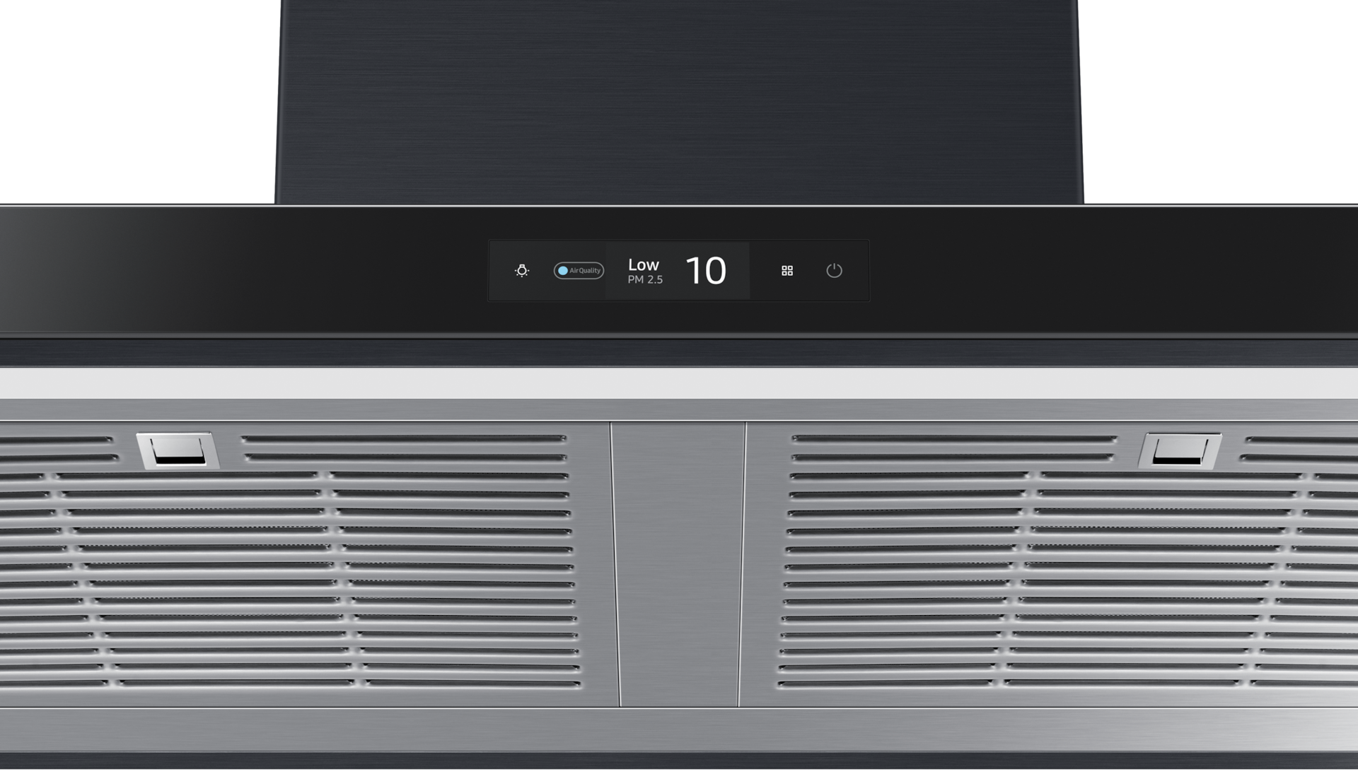 Samsung NK36CB700W33 Clean Deep Charcoal Panel, Black Stainless Steel D...