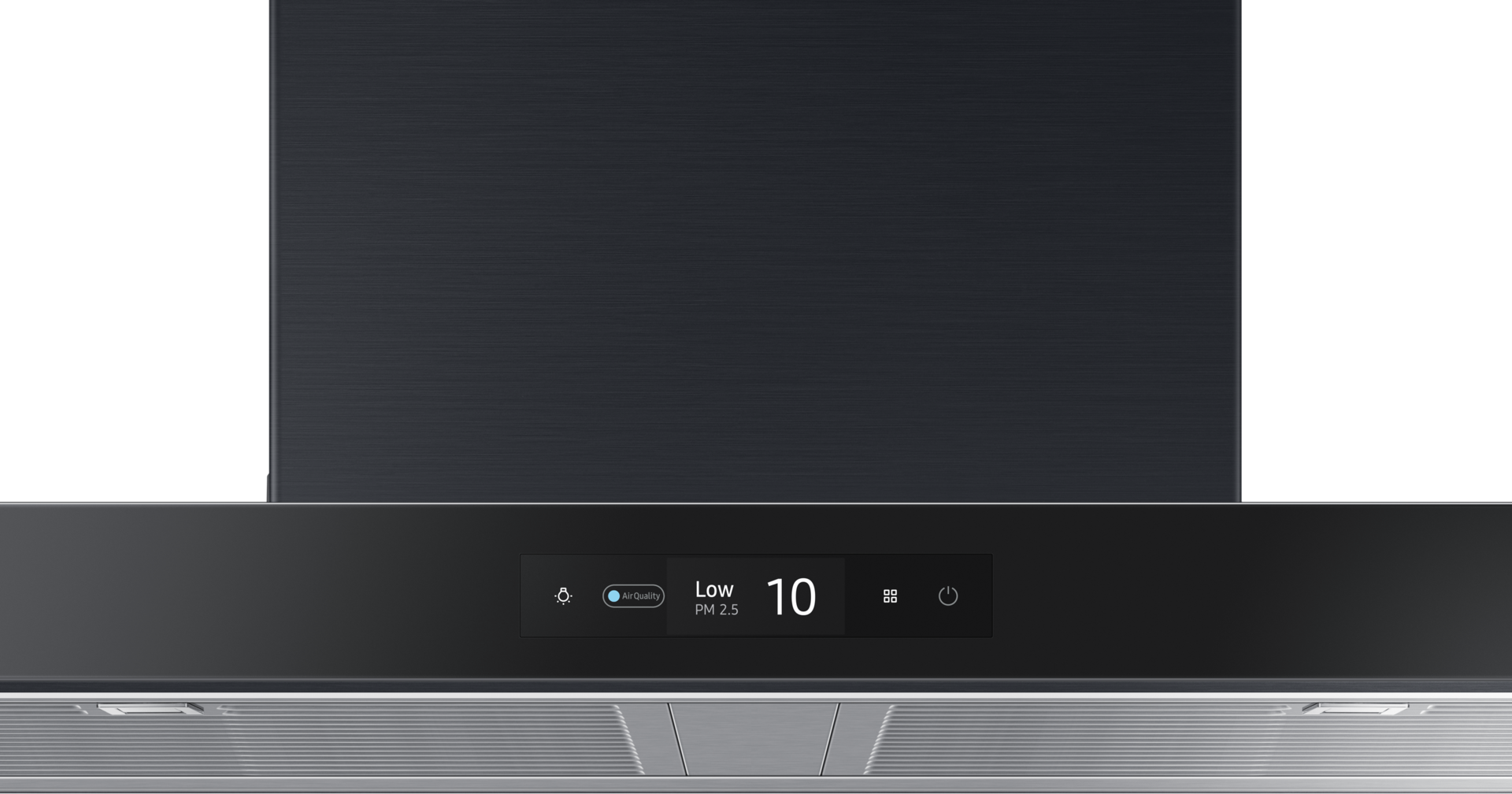 Samsung NK36CB700W33 Clean Deep Charcoal Panel, Black Stainless Steel D...