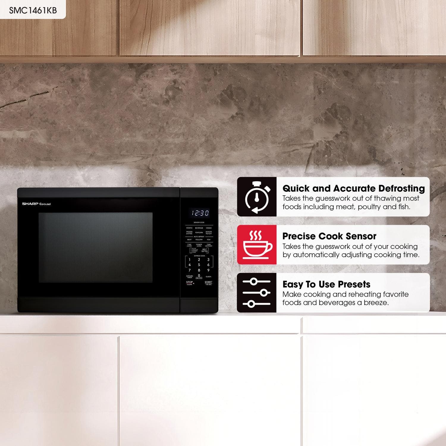 Sharp SMC1461KB Black