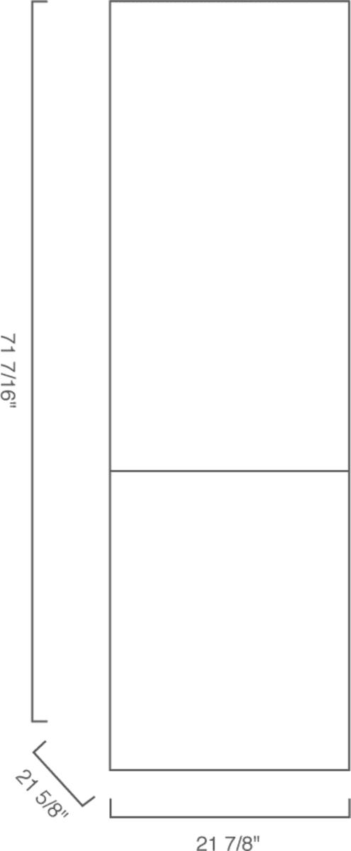 Blomberg BRFB1052FFBI2 Panel Ready, Right Hinge
