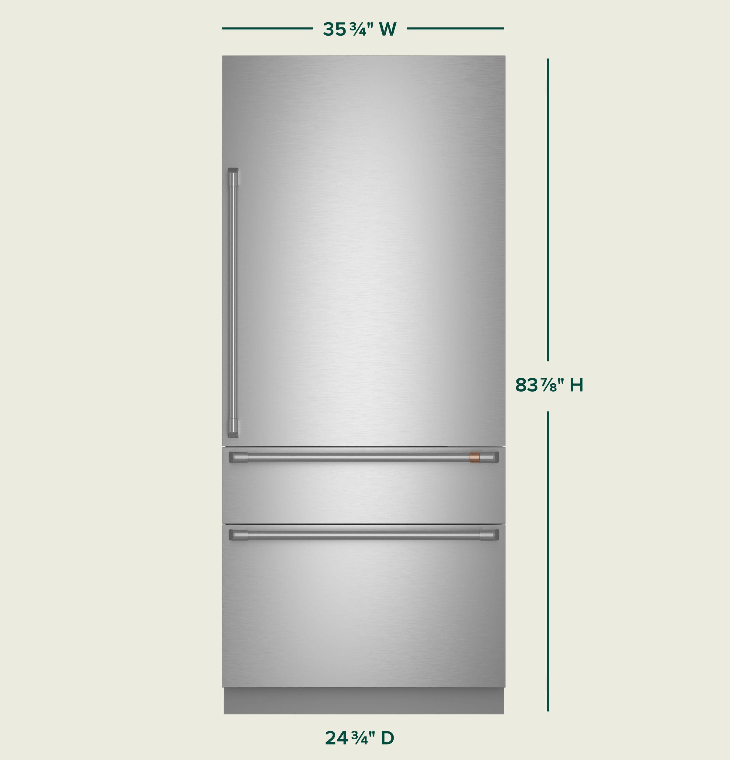 Cafe CIC36RK6ZII Panel Ready, Right Hinge