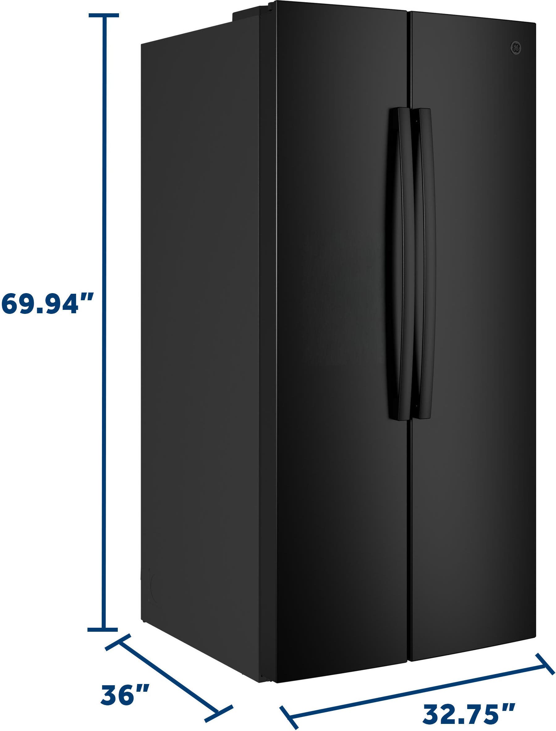 GE GUS25MGYBB Black