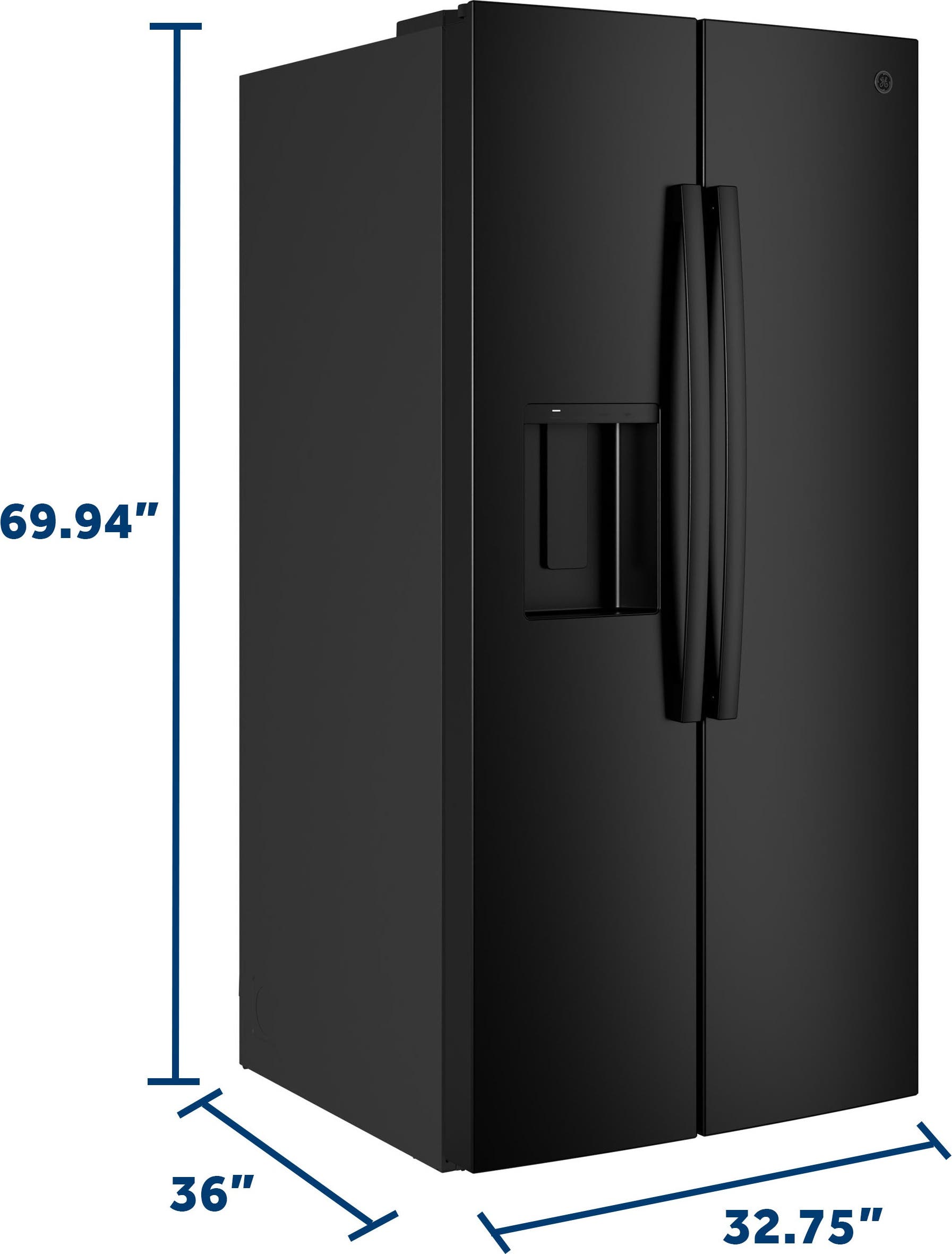 GE GSS25NGYBB Black
