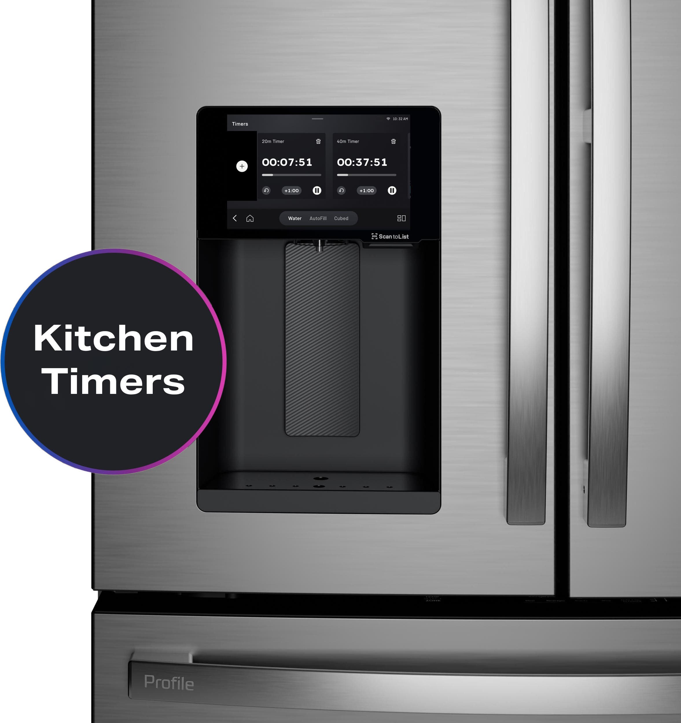 GE PXD22HYYFS Fingerprint Resistant Stainless Steel