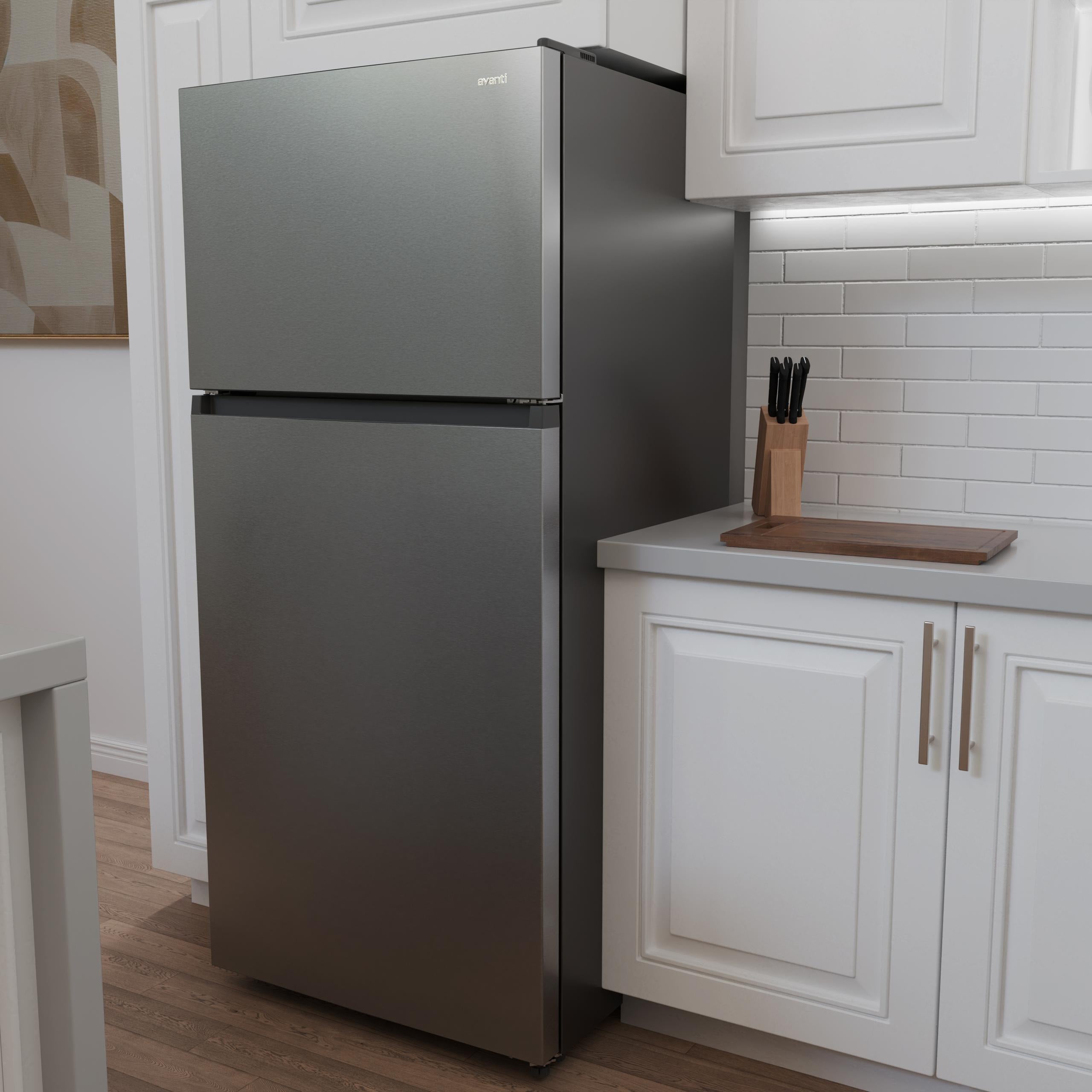 Avanti AVFF18DLJ0SS 18 Cu.Ft. Apartment Size Refrigerator, Energy