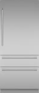 36 Inch 3-Door Built-In Single Door Bottom Freezer Refrigerator
