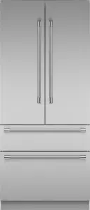 36 Inch 4-Door Built-In French Door Bottom Freezer Refrigerator